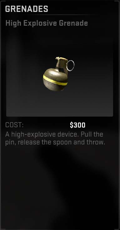 High Explosive Grenade